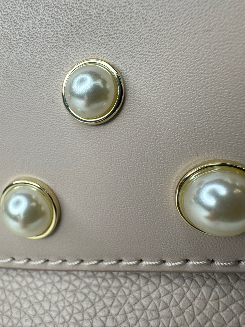 Kate Spade New York Serrano Place Pearl Dorina Beige Pink 249369 Bag NWT - Picture 3 of 16